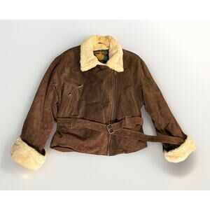 Wilsons Leather Jacket Coat Adventure Bound Originals Size XL